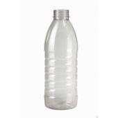 Бутылка 1,0 л бесцветная с крышкой (38мм) с ребрами жесткости №3 1/60 ЗАКАЗНАЯ